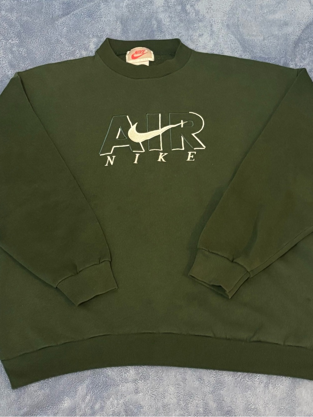 Vintage Nike Air Crewneck Sweatshirt Men’s Large Green Made in USA
